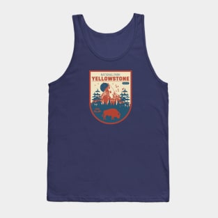 Yellowstone Park Retro DuoTones Look Tank Top